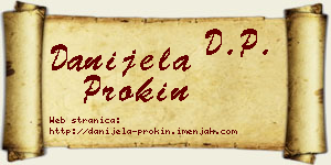 Danijela Prokin vizit kartica